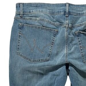 Wrangler Straight Leg‎ Jeans Womens 34/17x32 Blue Denim Classic Casual 1009MWTGB